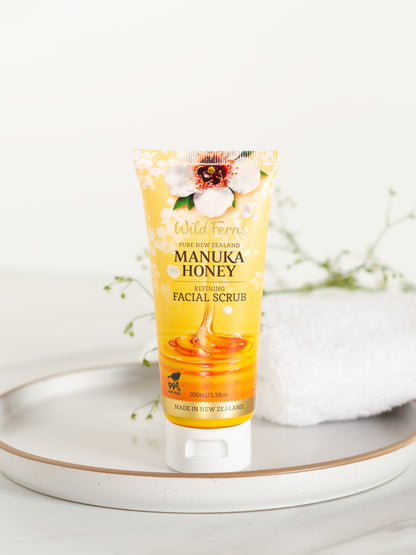 Manuka Honey Refining Facial Scrub, 100 ml